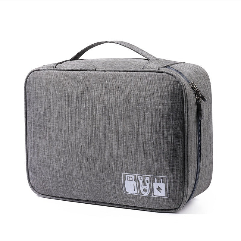 Convenient storage bag for home travel, cationic data cable charger storage bag, convenient cationic data cable charger storage bag, portable waterproof mobile phone digital bag, portable waterproof m