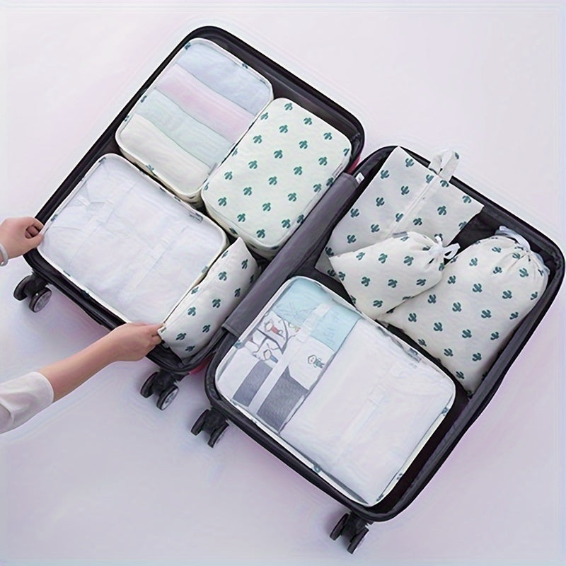 7Pcs\u002FSet Travel Packing Organizers, Lightweight Luggage Organizer Bags Set in 3 Sizes with Large Toiletries Bag\u002FUnderwear Bag\u002FShoe Bag, Travel Essentials for Carry on