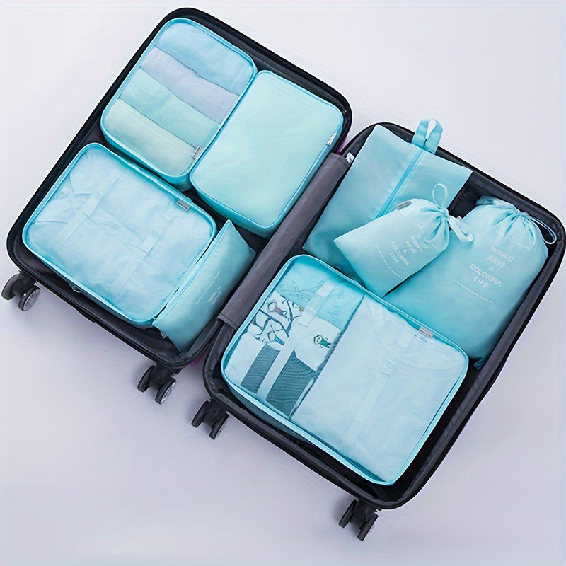 7Pcs\u002FSet Travel Packing Organizers, Lightweight Luggage Organizer Bags Set in 3 Sizes with Large Toiletries Bag\u002FUnderwear Bag\u002FShoe Bag, Travel Essentials for Carry on