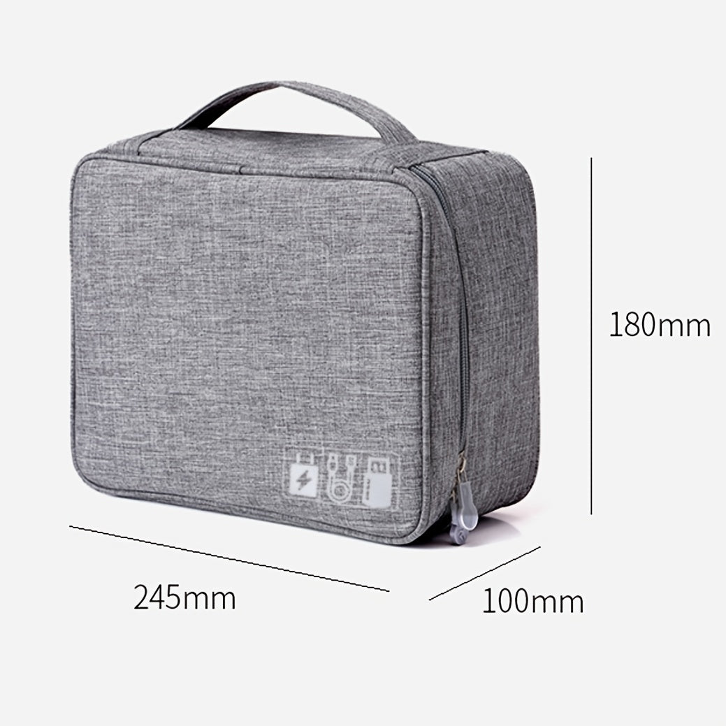 Convenient storage bag for home travel, cationic data cable charger storage bag, convenient cationic data cable charger storage bag, portable waterproof mobile phone digital bag, portable waterproof m