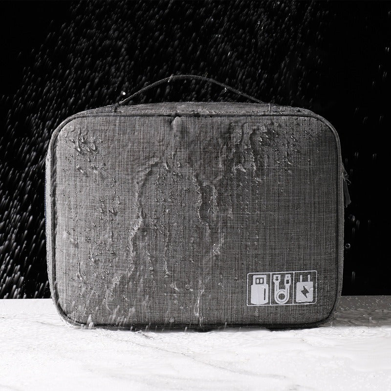 Convenient storage bag for home travel, cationic data cable charger storage bag, convenient cationic data cable charger storage bag, portable waterproof mobile phone digital bag, portable waterproof m