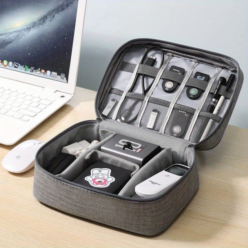 Convenient storage bag for home travel, cationic data cable charger storage bag, convenient cationic data cable charger storage bag, portable waterproof mobile phone digital bag, portable waterproof m