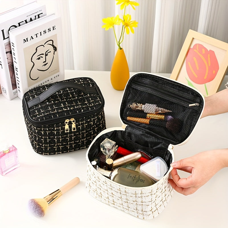 Small Fragrance Cosmetic Bag Cosmetics Large-capacity Storage Bag Portable Travel, Easy Travel, Organized Storage, Fashionable And Versatile Capacity, Can Be Used For Travel, Storage, Beauty Protection And Clothing Matching