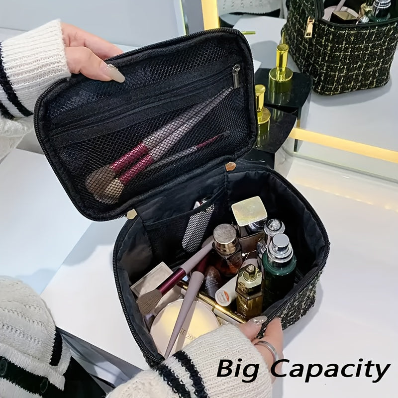 Small Fragrance Cosmetic Bag Cosmetics Large-capacity Storage Bag Portable Travel, Easy Travel, Organized Storage, Fashionable And Versatile Capacity, Can Be Used For Travel, Storage, Beauty Protection And Clothing Matching