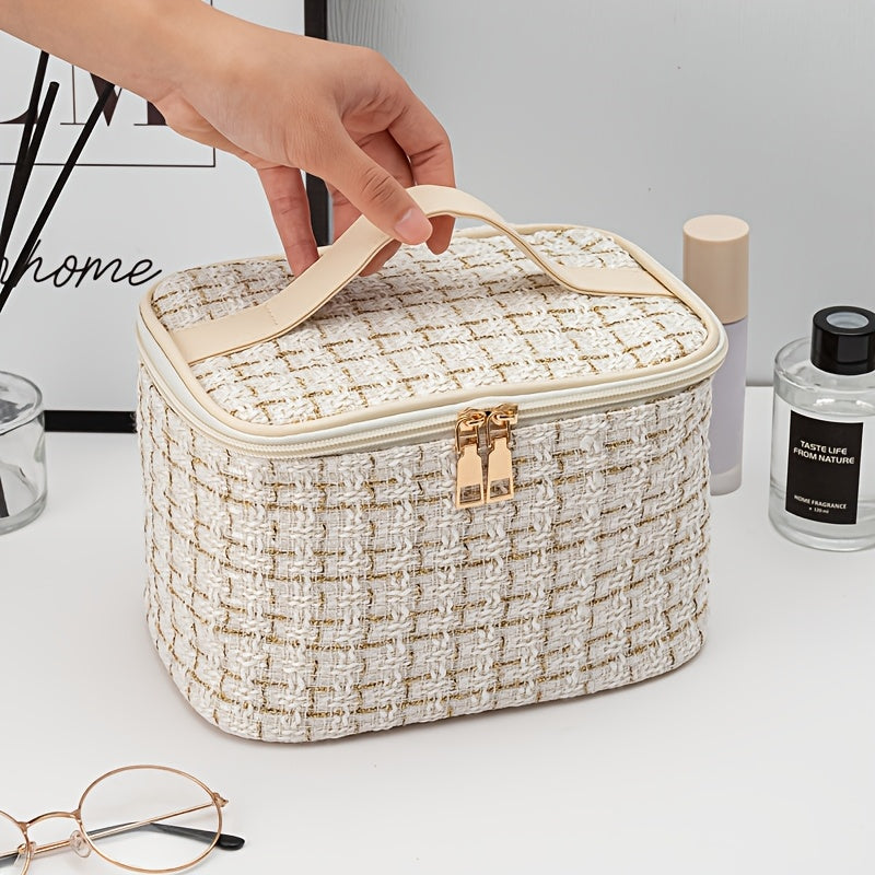 Small Fragrance Cosmetic Bag Cosmetics Large-capacity Storage Bag Portable Travel, Easy Travel, Organized Storage, Fashionable And Versatile Capacity, Can Be Used For Travel, Storage, Beauty Protection And Clothing Matching