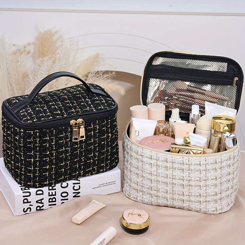 Small Fragrance Cosmetic Bag Cosmetics Large-capacity Storage Bag Portable Travel, Easy Travel, Organized Storage, Fashionable And Versatile Capacity, Can Be Used For Travel, Storage, Beauty Protection And Clothing Matching